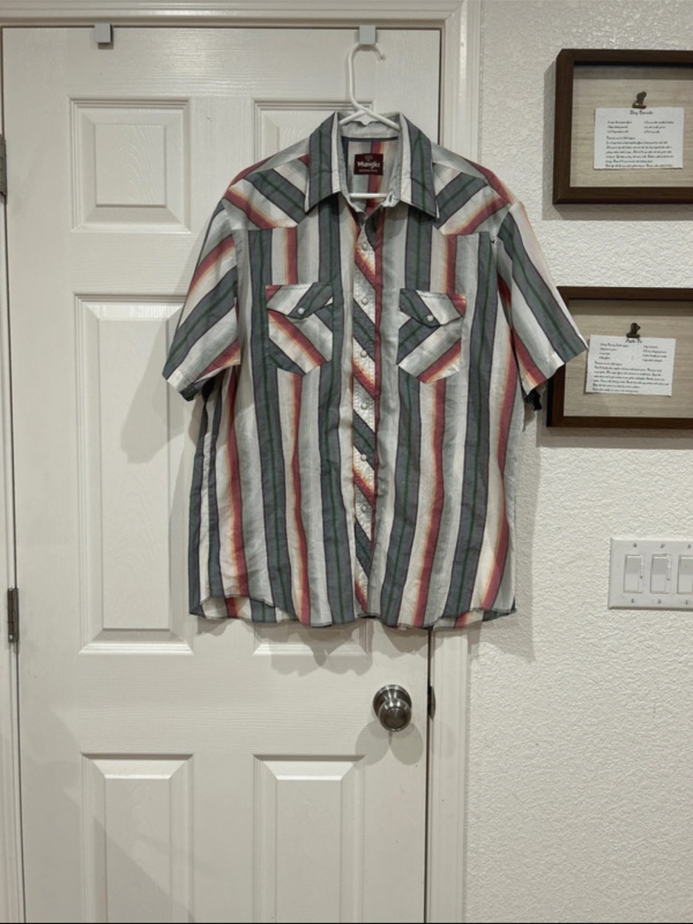 Men's Vintage Wrangler Button Up Shirt